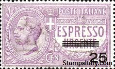 Italy Stamp Scott nr E9 - Francobolli Sassone nº E3
