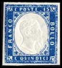 Italy Stamp Scott nr 22 - Francobolli Sassone nº 11